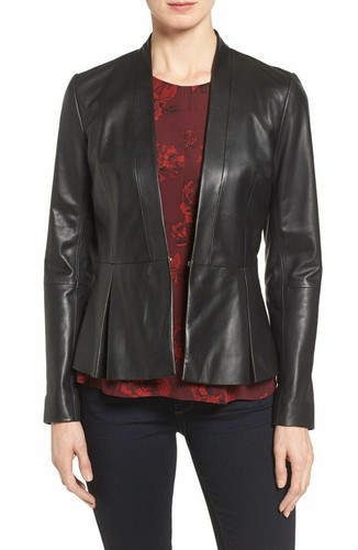 Damen stylische lederjacke - damen,