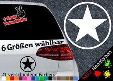 Stern Aufkleber mit Kreis