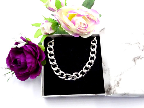 Halskette collier panzerkette - halskette,