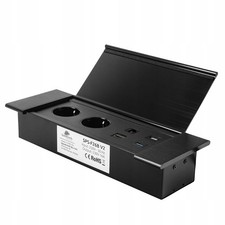 Klappbare Tischsteckdose 2x