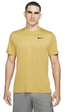 Nike Pro Dri-FIT Kurzarmshirt Laufshirt Training Sport Freizeit Gelb CZ1181 790