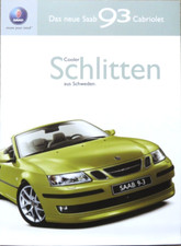 Saab 9-3 93 Cabriolet Prospekt