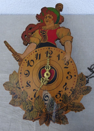 Alte uhr wanduhr holzuhr - alte,