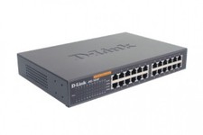 D-Link 24-port 10/100M NWay Desktop Internal PSU incl. 19" rack mount kit Unmana