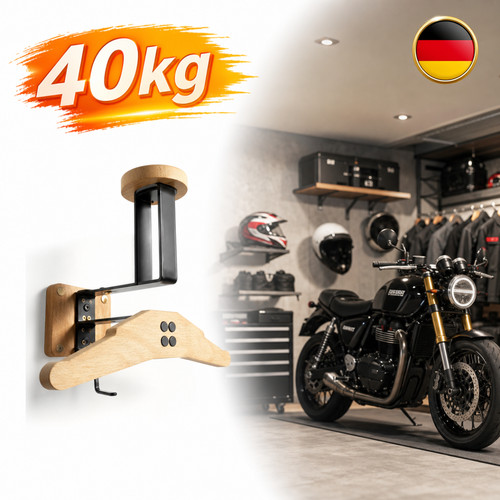 Helmhalter schwarz stahl - schwarz,