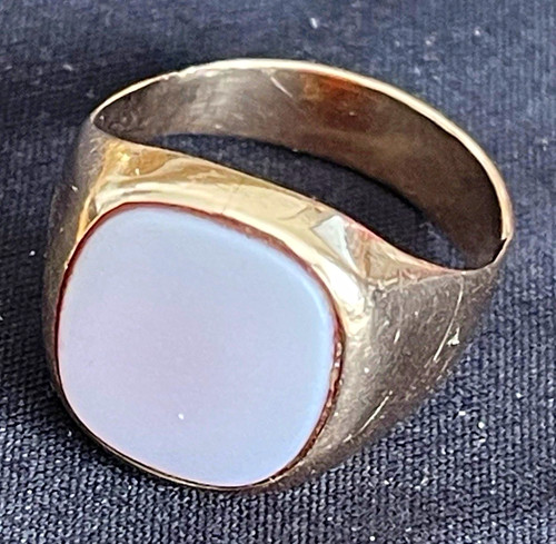 Siegelring 333 mit ovalem - ,