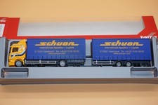 Herpa Spur H0 154154 Scania R HL Volumen-Hängerzug Schuon
