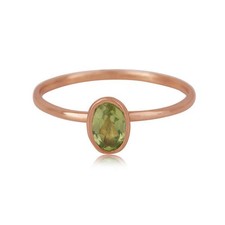 Natürlicher Peridot-Ring aus
