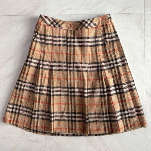 Burberry blue label faltenrock - blue,