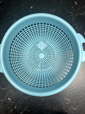 Hedo Küchensieb Seiher, Abtropfsieb mit Griff Nudelsieb 24cm, farbig sortiert