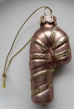 Weihnachtsdeko Glasfigur Zuckerstange