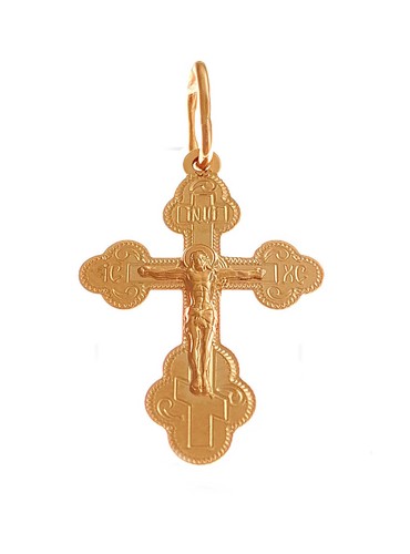 585 rotgold kreuz russisch - 585,