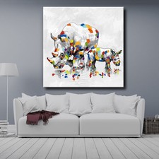 Abstrakt   Modern  Nashorn