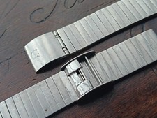 Omega 18mm Vintage Stahl Band 741051