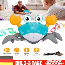 Toddler Tummy Time Crawling Crab Educational Escape Crab Sensory Moving Toys