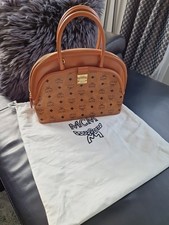 MCM Damen Tasche Braun Original Leder