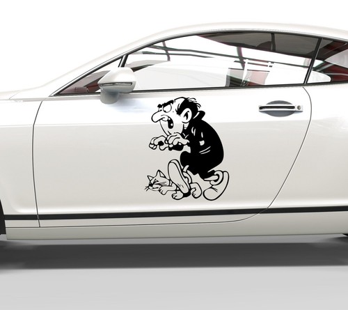 Autoaufkleber die schlümpfe - autoaufkleber,