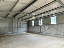 Pultdach Stahlkonstruktion für Industriehalle 12x10x4,3m Stahlbau Lagerhalle PV
