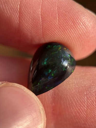Smoked welo opal poliert - smoked, 3,3