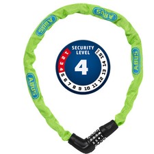 ABUS Fahrrad Kettenschloss m Zahlencode Steel-O-Chain 5805C grün 5mm 75cm Level4