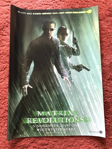 Matrix revolutions kinoplakat - matrix,
