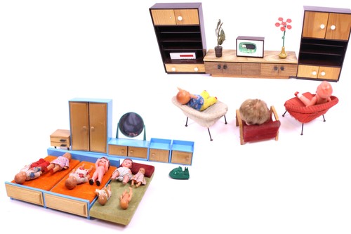 Set puppenmöbel ddr - puppenmöbel, stube