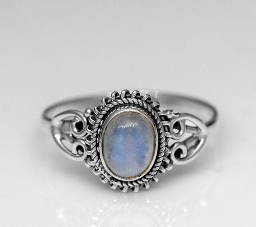 925 sterling silber ring 6x8 - 925,
