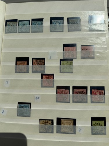 Briefmarkensammlung altbayern - briefmarkensammlung,