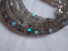Labradorit-Kette, 5-5,5mm fac
