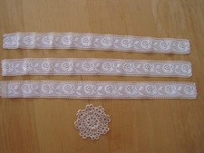 Spitzenbordüre 3 Stk+ Deckchen nostalgisch TOP neuwertig