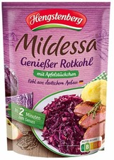 Hengstenberg Mildessa Genießer Rotkohl mit Apfel Stückchen Servierfertig - 400g