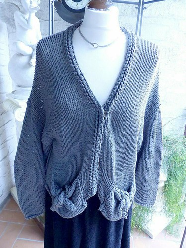 3678 strickjacke von barbara - strickjacke,