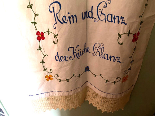 Antikes überhandtuch ziertuch - Überhandtuch,