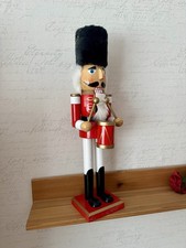 Großer klassischer Nussknacker 51 cm Trommler Soldat Weihnachten