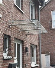 Edelstahl Vordach VSG TVG