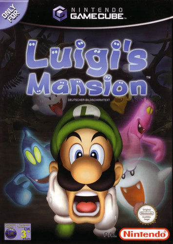 Luigi mansion gamecube pal - luigi's,
