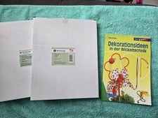 Dekorationsideen in der Wickeltechnik + Metallring Rund und Sternform, E. Köhler