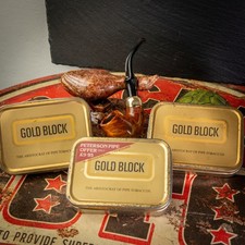Peterson Gold Block 314 Full Set with 3 Promo Tins EXTREMELY RARE Pfeife Pipe