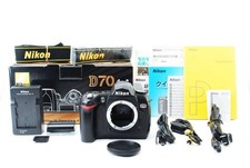 Nikon D70 Digitale Spiegelreflexkamera Schwarz Body 6183 Auslösungen #979482A