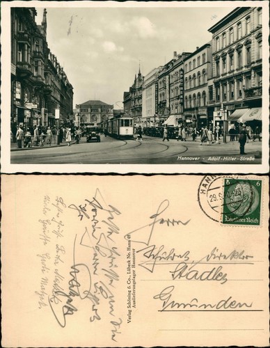 Ansichtskarte hannover - ansichtskarte,