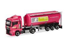HERPA Modell 1:87 Lkw (WO)MAN TGX GM Silo-Sattelzug Melmer pink H0 318129