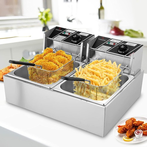 Fritteuse 12l edelstahl - 6l/12l,