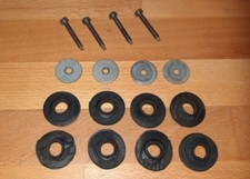 Befestigungsmaterial Chassis aus Nordmende Traviata 58  - Röhrenradio 