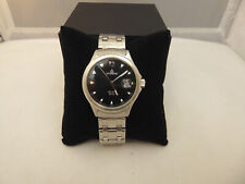 Dugena 4167872 SEA TECH WR100, Datum mit Lupe,Herrenuhr 60971 Stahl/Stahl 10ATM.