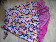 MADE IN INDIA schöner bunter Wenderock Wickelrock zum Wenden EG 3 NEUw. BB617 