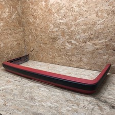 Bmw E30 Stoßstange Hinten Heckstoßstange Plastik Brillant Rot mit AHK Ausschnitt