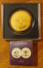 Goldmünze Springbock Tschad