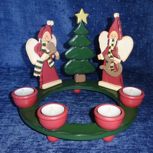 Holz adventskranz - holz, /