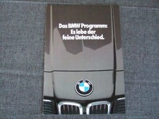 BMW PROSPEKT · Programm inkl
