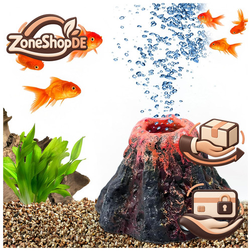 Aquarium dekoration vulkan - dekoration,